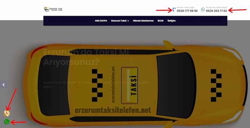 Erzurum Havalimanı Kolay Taksi Rezervasyonu